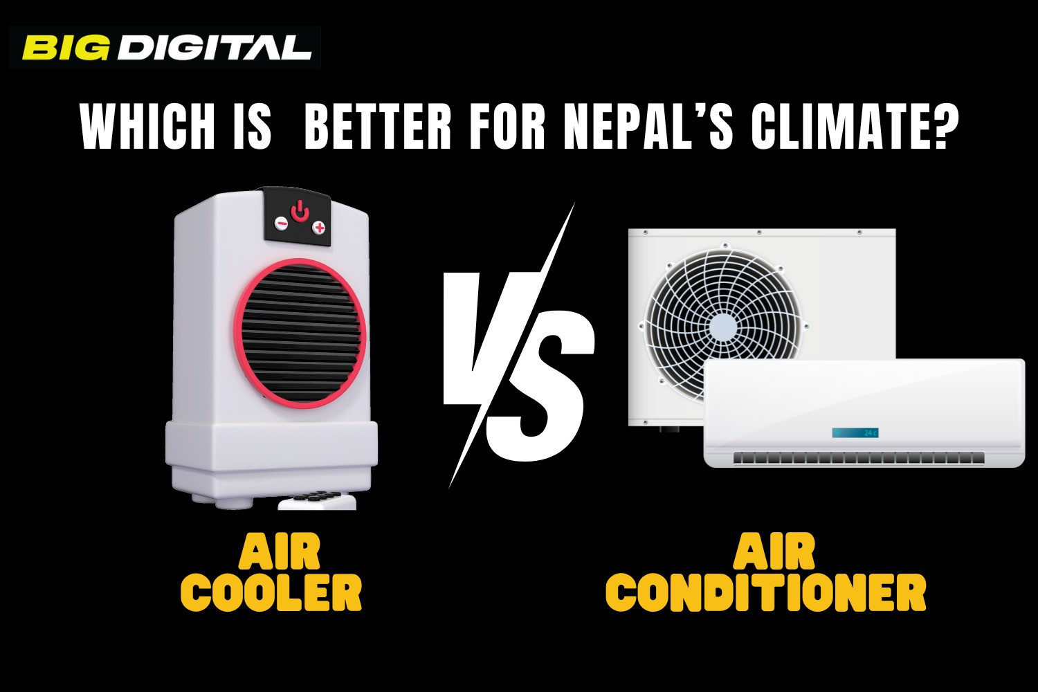 Air Cooler vs Air Conditioner – Which is  Better for Nepal’s Climate?